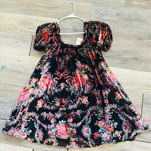 Free people burnout velvet mini dress